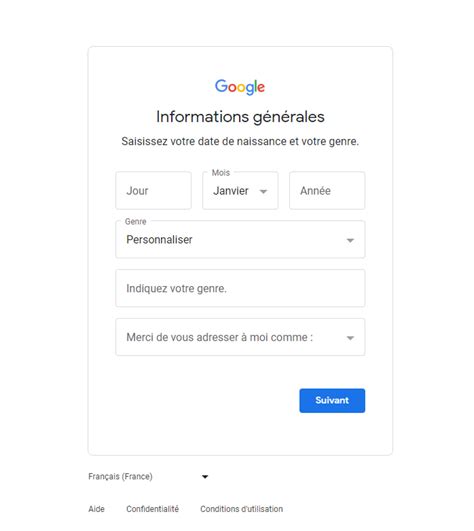 créer un gmail|gmail création de compte.